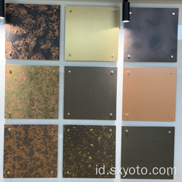 Lembar Aluminium Dilapisi Warna PVDF Berkualitas Tinggi